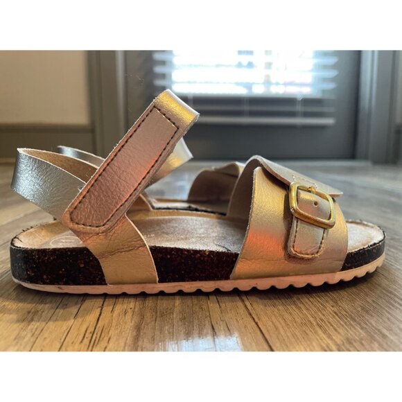 Cat & Jack Toddler Girls Belle Footbed Sandals Size 11 - Picture 4 of 6